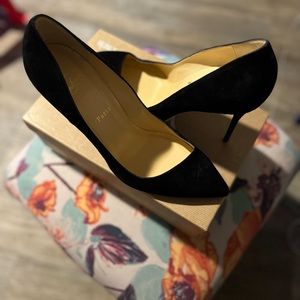 Christian Louboutin Corneille 100mm, Black, Size 41.5/ 11 US, 4” heel